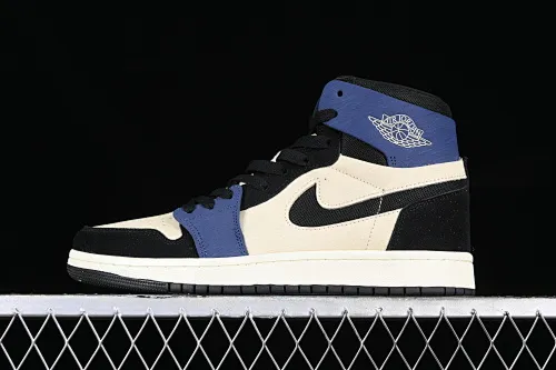 All categories Air Jordan Jordan series basketball shoes Air Jordan 1 High Air Jordan 1 Zoom CMFT AJ1 Joe 1 gray blue black hook high top basketball shoes DV1305-104